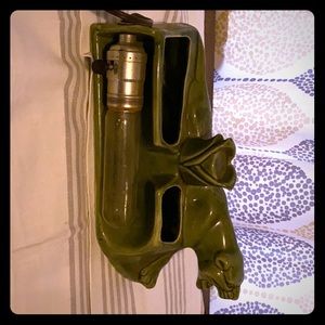 Vintage jaguar table lamp